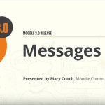 delete messages moodle 3.0